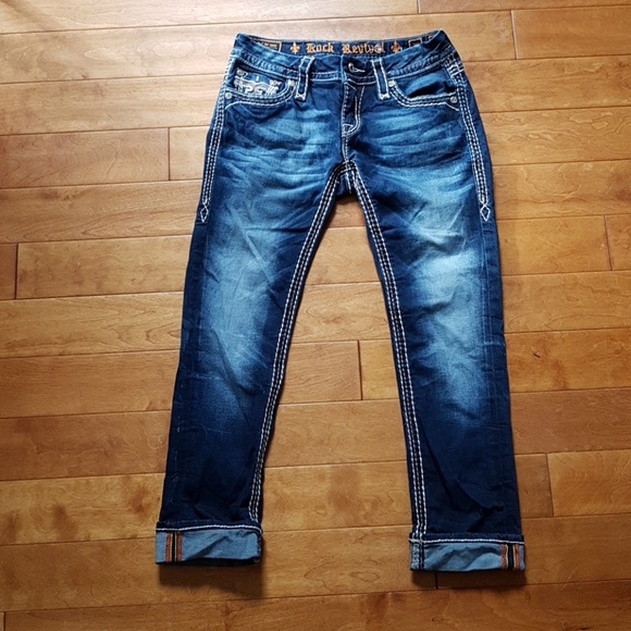 Pending Sale Rock Revival Avery Capri size 26 - Picture 2 of 6